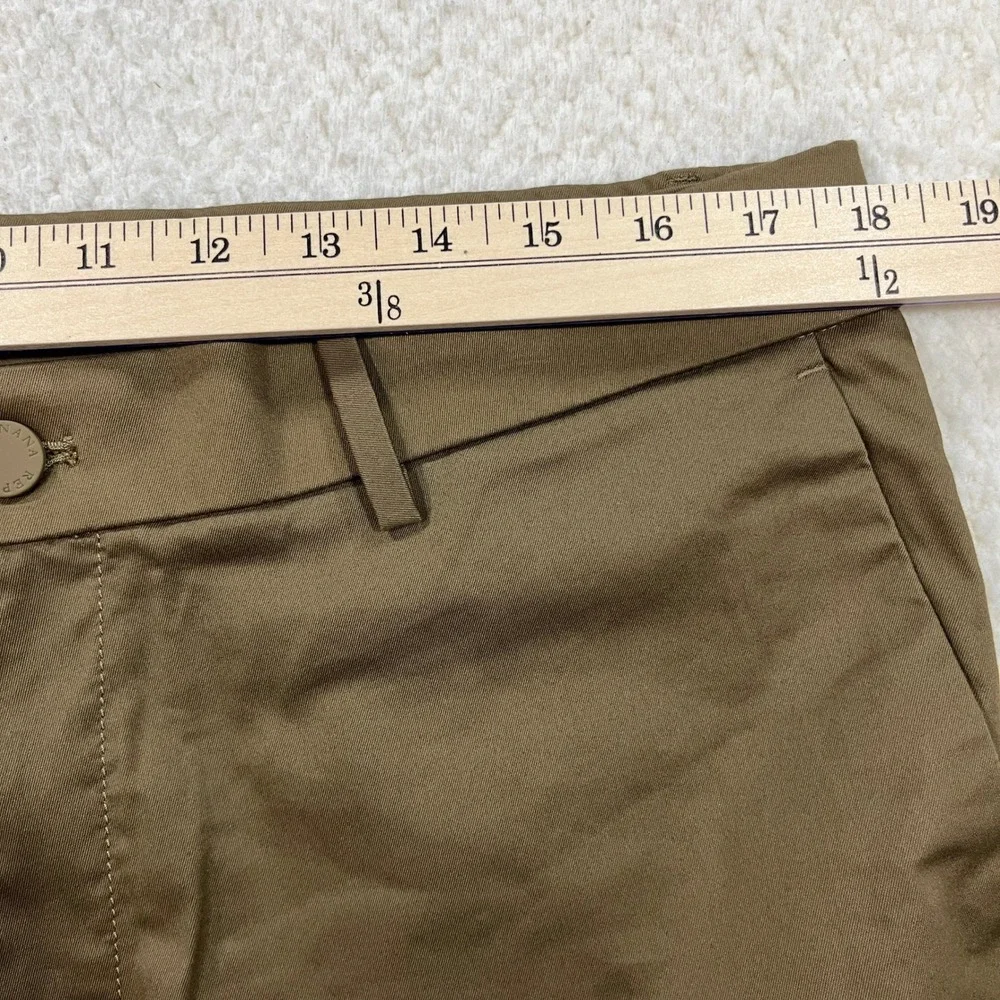 Banana Republic Pants Mens 35 Brown Slim Fit Chino Flat Front Stretch Casual
